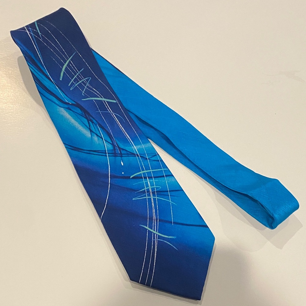 J. Garcia Blue Oceanic Tie